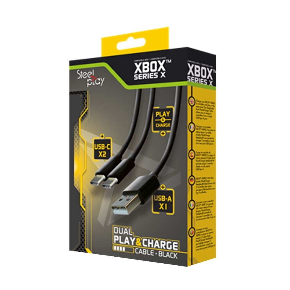 Steelplay Dual Play Charge T Lt K Bel Xbox Series X Kontroller