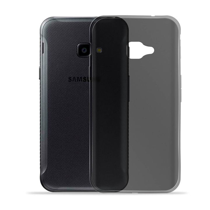 Husa ultra-subtire de protectie pentru Samsung Galaxy Xcover 4, United Case, TPU, Gri mat