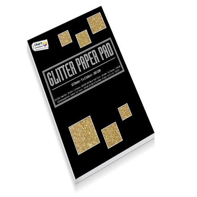 Bloc de desen glitter, Craft, A4, 10 file