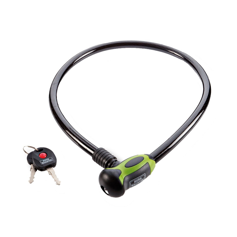 Lacat antifurt bicicleta Burg Wachter 345, cu cheie, 80 cm
