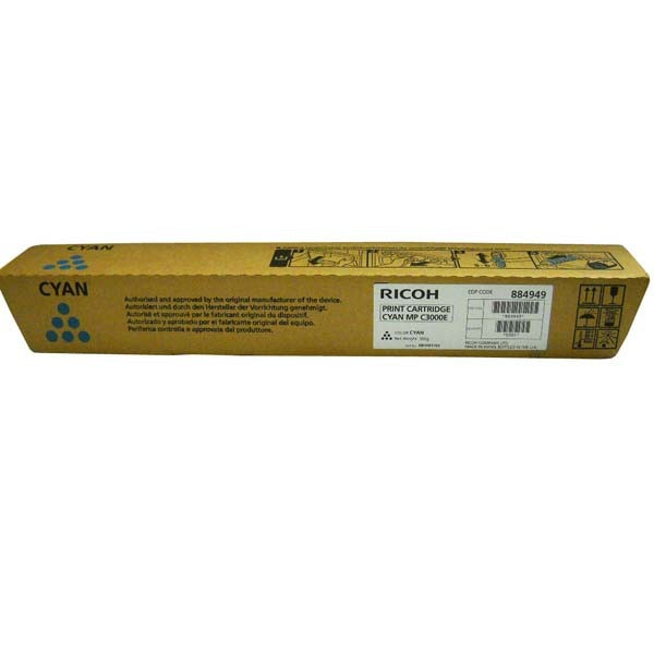 Toner Ricoh 888643/884949, Azur