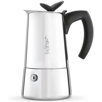 Espressor pentru aragaz Bialetti Musa Nuova, 10 cesti, 530 ml, Argintiu Espressor pentru aragaz Bialetti Musa Nuova, 10 cesti, 530 ml, Argintiu