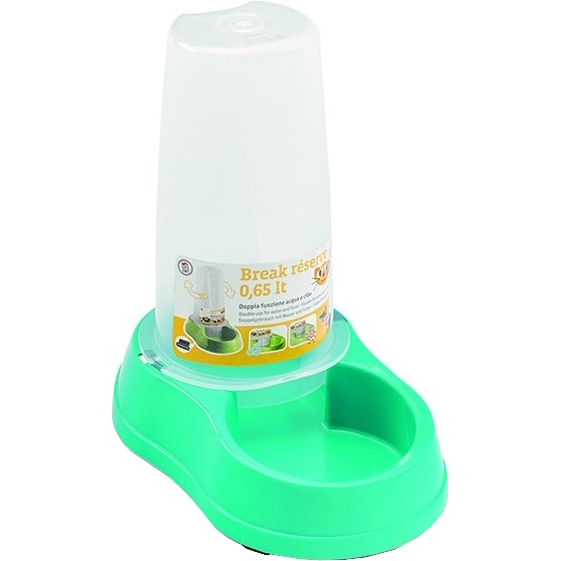 Hranitor-Adapator pentru caini Stefanplast Break, Niagara/ Blue, 0.65 L