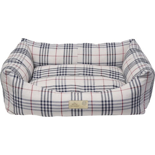 Culcus pentru caini si pisici 4Dog Deluxe Danish XL, Bej, 95x70x22 cm