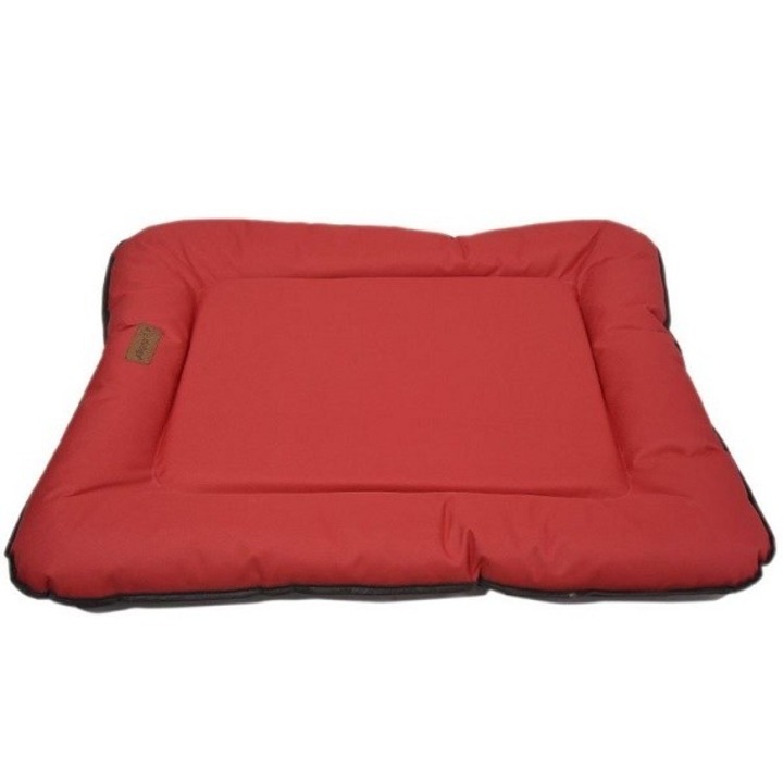 Perna pentru caini si pisici 4Dog Deluxe Camping M, Rosu, 80x64 cm
