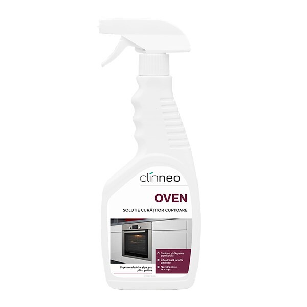 Solutie curatare aragaz si cuptoare Clinneo, 500 ml