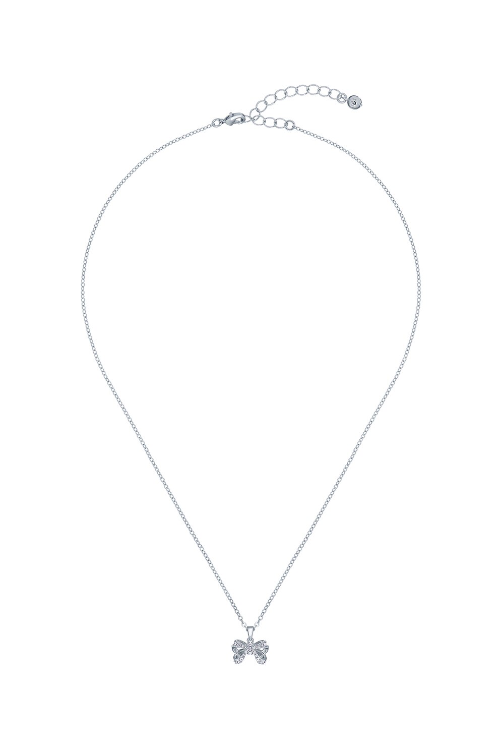 Ted Baker, Colier cu pandantiv cu cristale Swarovski, Argintiu