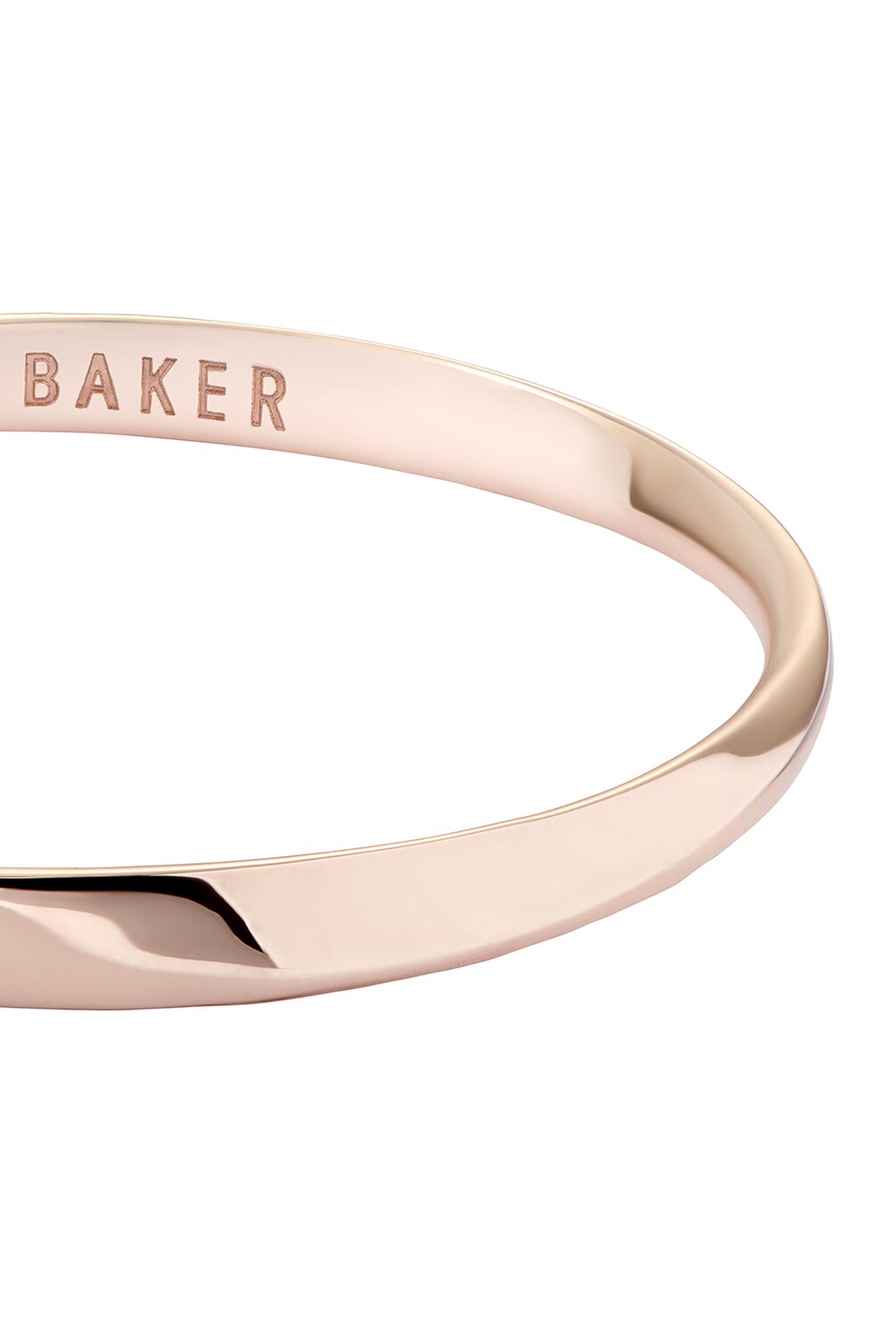 Ted Baker, Bratara Rigida Cu Logo Helmara, Auriu Rose - EMAG.ro