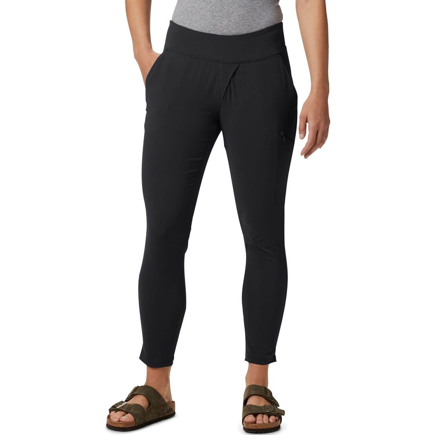 Pantaloni sport dama, Mountain Hardwear Dynama Ankle, Negru