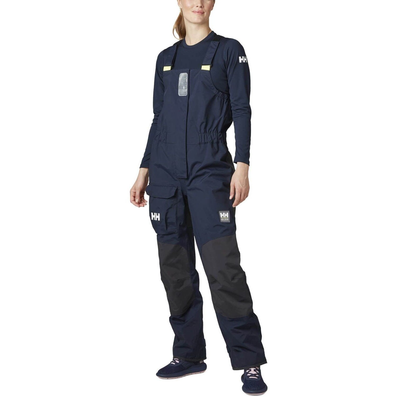 Pantaloni sport dama, Helly Hansen W Pier Bib, Bluemarin