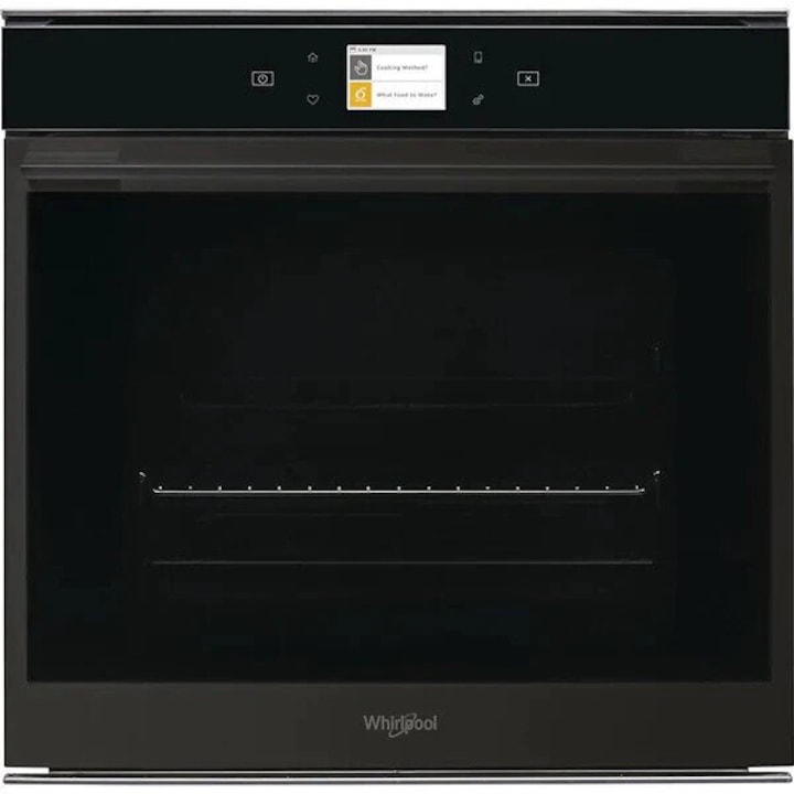 Cuptor incorporabil WHIRLPOOL W9 OM2 4S1 P BSS, Electric, Autocuratare Pirolitica, 73 l, Clasa A+, Negru