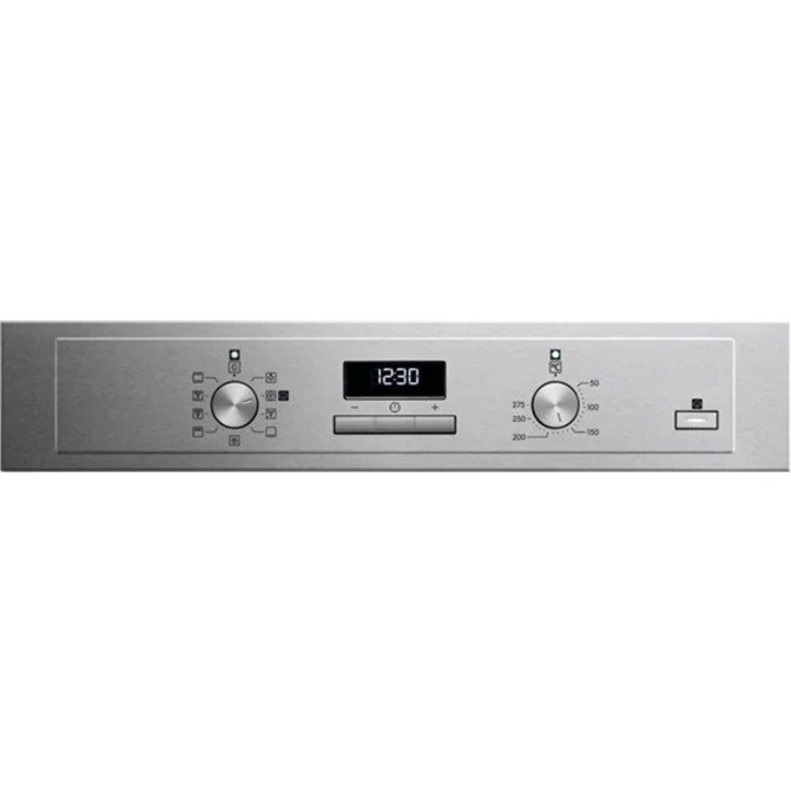 Вградена фурна ELECTROLUX EOD3C70X, електрическа, каталитично самопочистваща се, 72 л, клас A, черна, неръждаема стомана