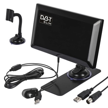 Antena activa, interioara, DVB-T Maclean Slim MCTV-948 Antena activa, interioara, DVB-T Maclean Slim MCTV-948