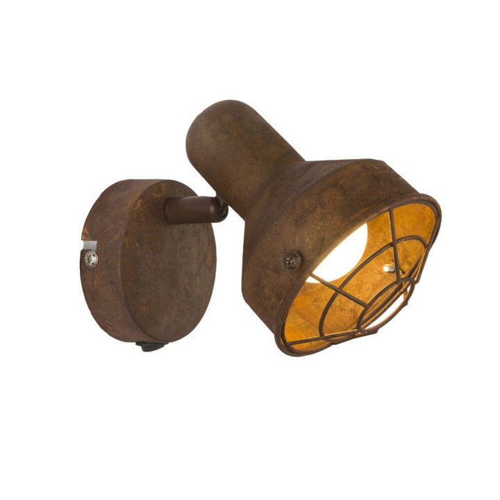 Globo TYCHO 54810-1 fali lámpa rozsdabarna fém 1 x E14 max. 15W E14 1 db IP20