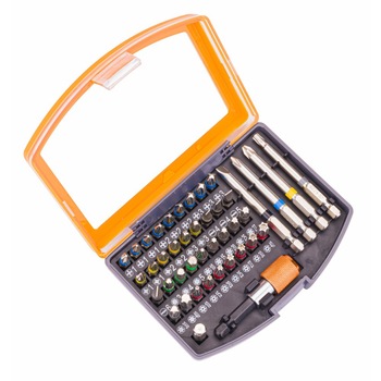 Set de biti hexagonali torx, 42 piese, Powermat PM-ZB-42SU Set de biti hexagonali torx, 42 piese, Powermat PM-ZB-42SU