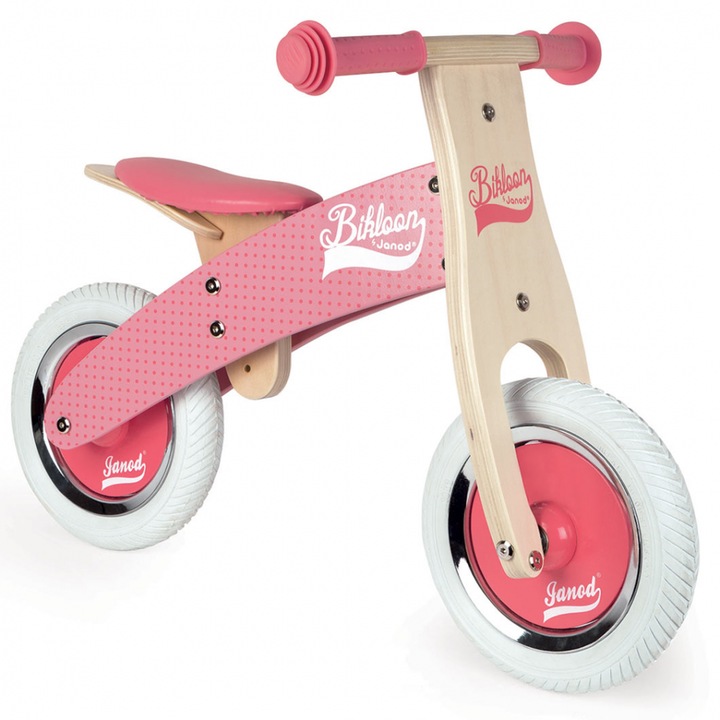 Első kis kétkerekű rózsaszín futóbiciklim 03259 Janod