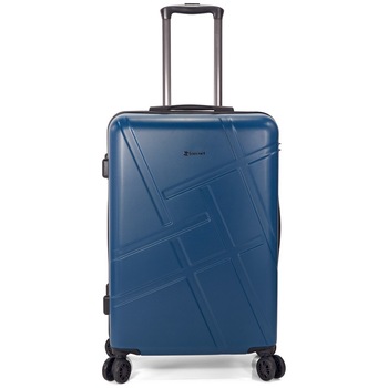 Troler Cabina, Benzi, ABS, 4 Roti Duble, BZ 5558 - 54 cm, Bleumarin Troler Cabina, Benzi, ABS, 4 Roti Duble, BZ 5558 - 54 cm, Bleumarin