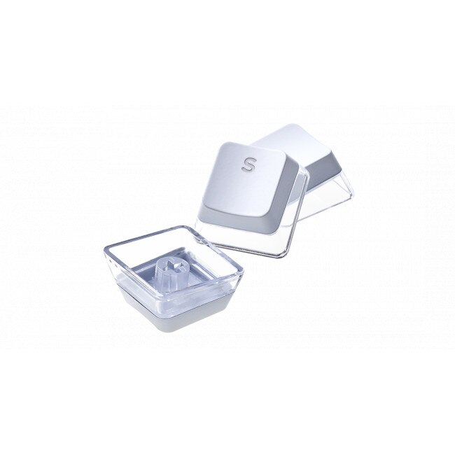 Set 104 taste pentru tastatura mecanica G.SKILL Crystal Crown White, US Layout, Alb