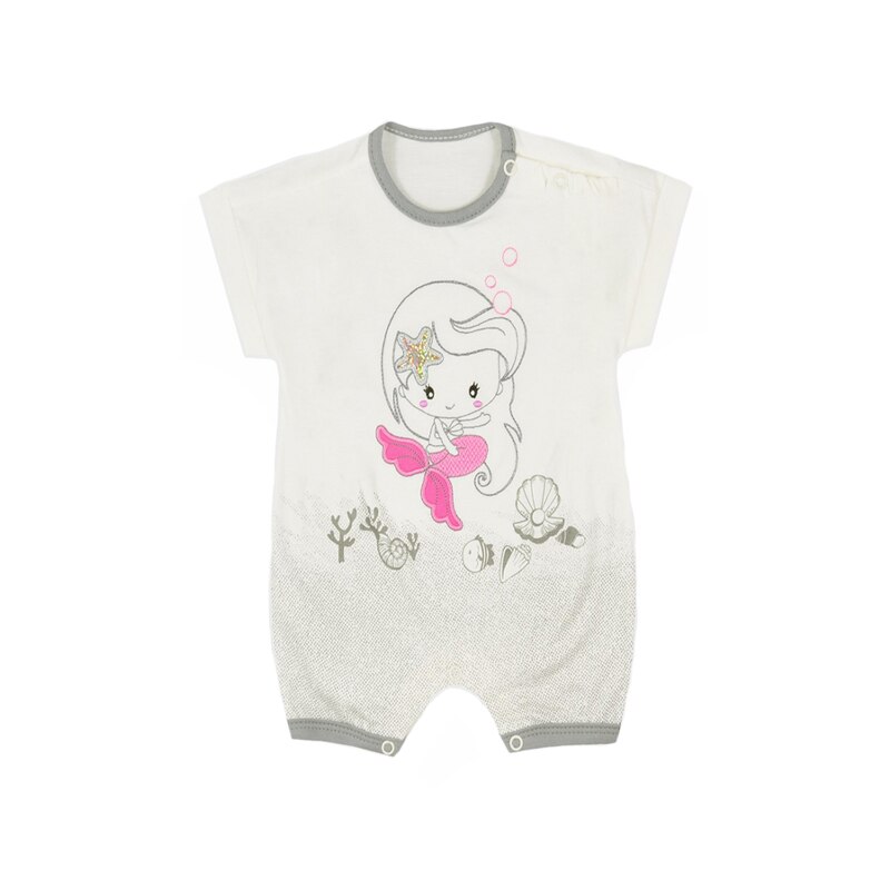 Salopeta de vara pentru fete Syrenka Koala 06-270, Crem, 68