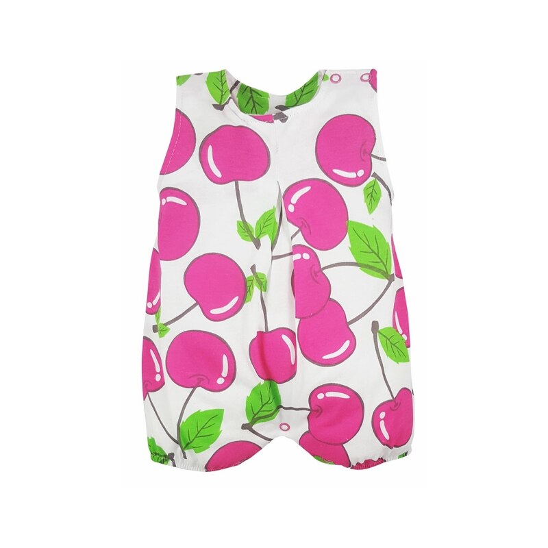 Salopeta de vara pentru fete Koala Wisienka 05-574R, Multicolor, 68