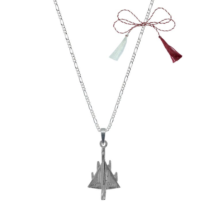 Martisor személyre szabott ezüst lánc medál MiG Aircraft 8453FIG31600 Dras 60 cm ezüst