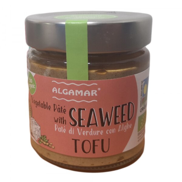 Pate vegetal cu alge si tofu eco, Algamar, 180g