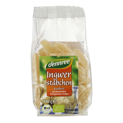 Ghimbir confiat bio, Dennree, 100g