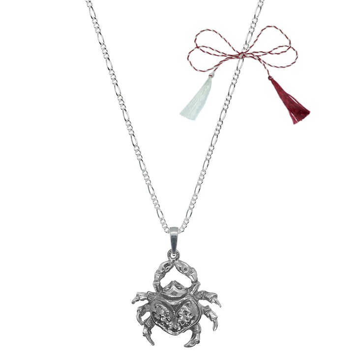 Martisor Személyre szabott ezüst lánc Rák medál 6223FIG311160 Dras 60 cm ezüst