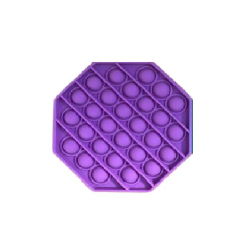 Joc Pop it hexagon, mov din silicon, 13 cm