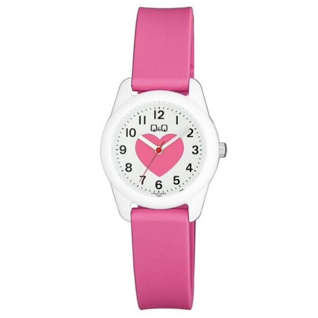 Ceas copii Q&Q VS65J004Y Pink Heart