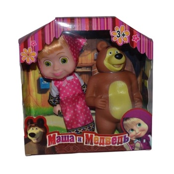 Papusa Masha and the Bear, cu rochie roz, +3 ani Papusa Masha and the Bear, cu rochie roz, +3 ani