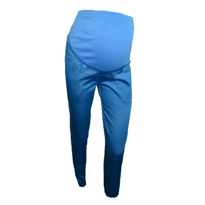 Pantaloni casual pentru gravide Mini Junior PCD1A, Albastru, M