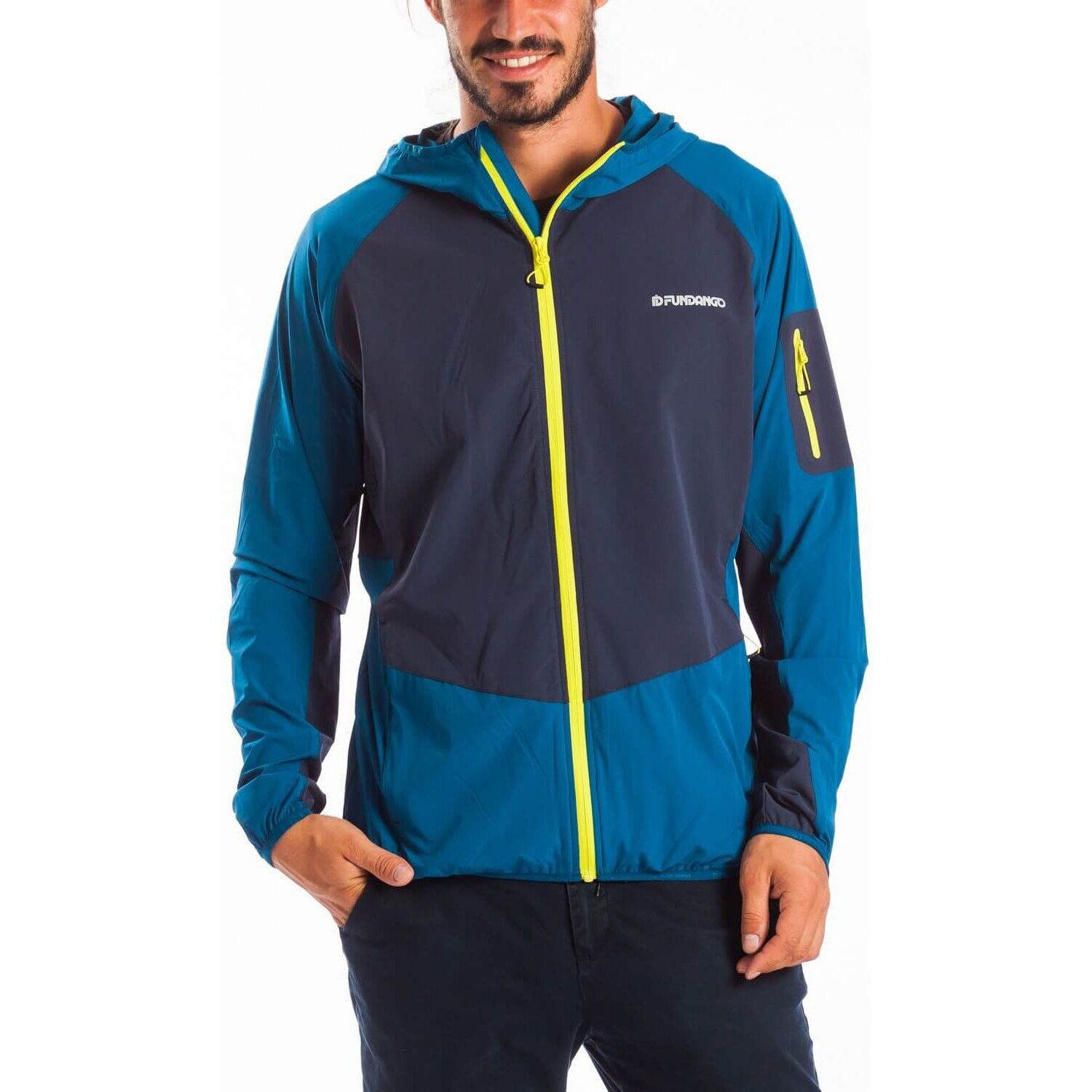 Jacheta softshell pentru barbati, Fundango Scud, Bluemarin, 2XL