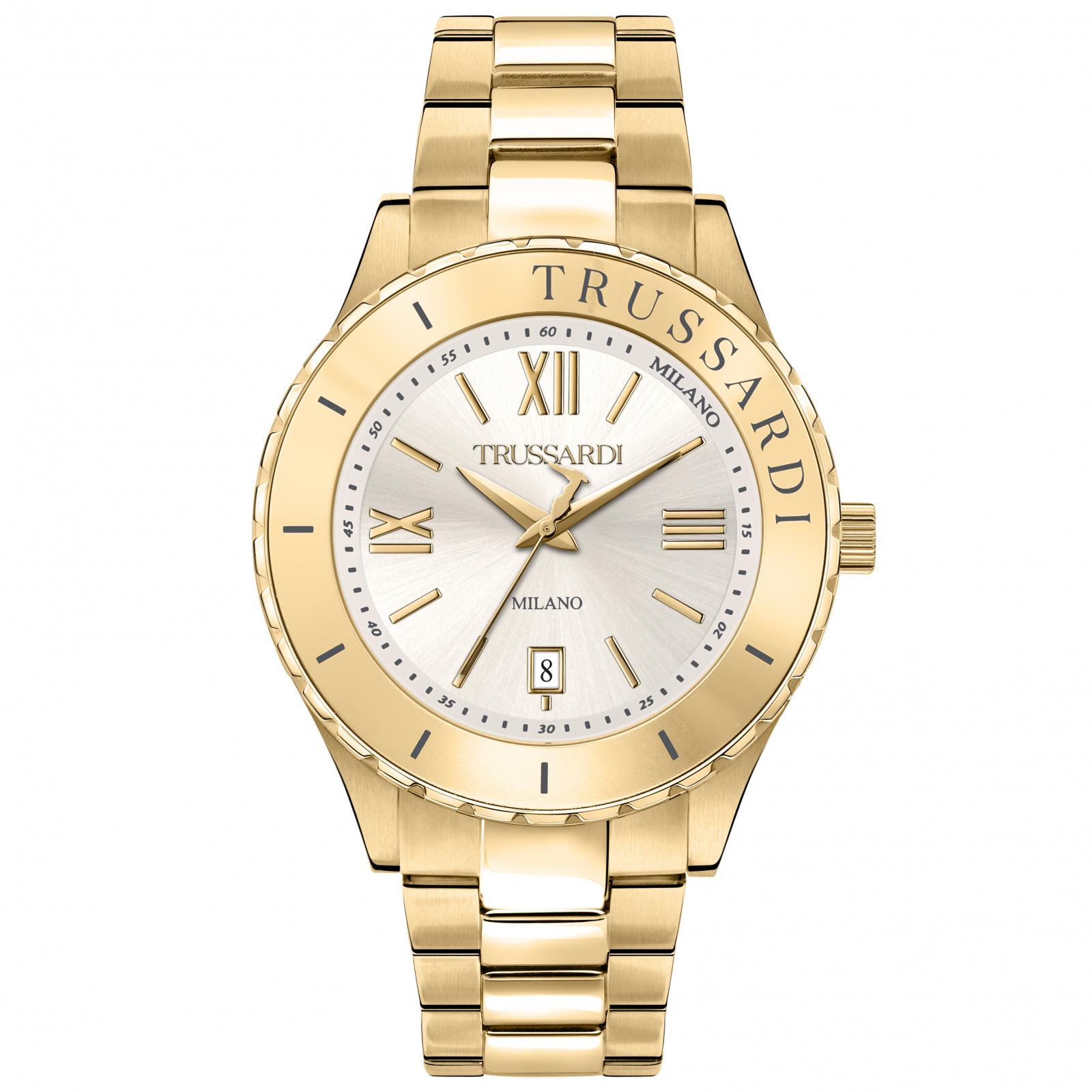 Ceas barbatesc Trussardi R2453143009 Quartz Auriu