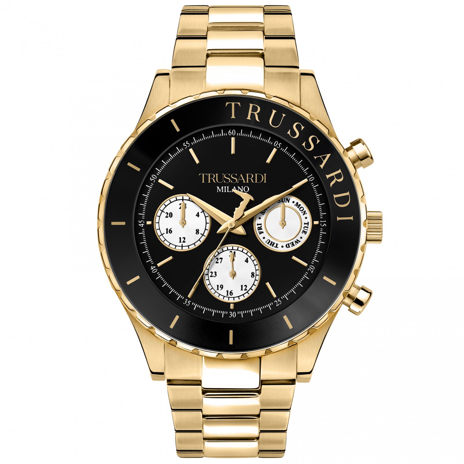 Ceas barbatesc Trussardi R2453143011 Quartz Auriu