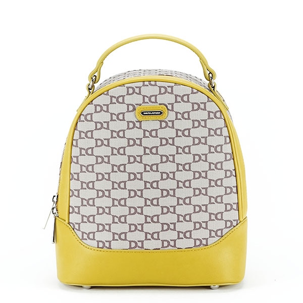 Rucsac galben cu imprimeu logo Jenny Galben