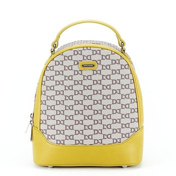 Rucsac galben cu imprimeu logo Jenny Galben Rucsac galben cu imprimeu logo Jenny Galben