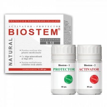 Biostem natural S-50, 2x60 capsule, Bionatura Plant Biostem natural S-50, 2x60 capsule, Bionatura Plant