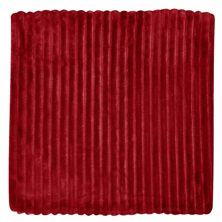 Dekoratív téli párnahuzat Flanel Bordeaux 45x45 cm