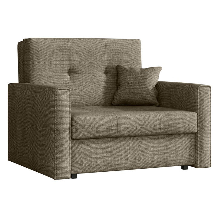 Canapea Clivia Bis I, MIRJAN24, gri, 103x98x85cm