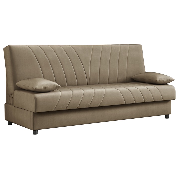 Canapea State, MIRJAN24, tesatura bej, 195x85x90 cm