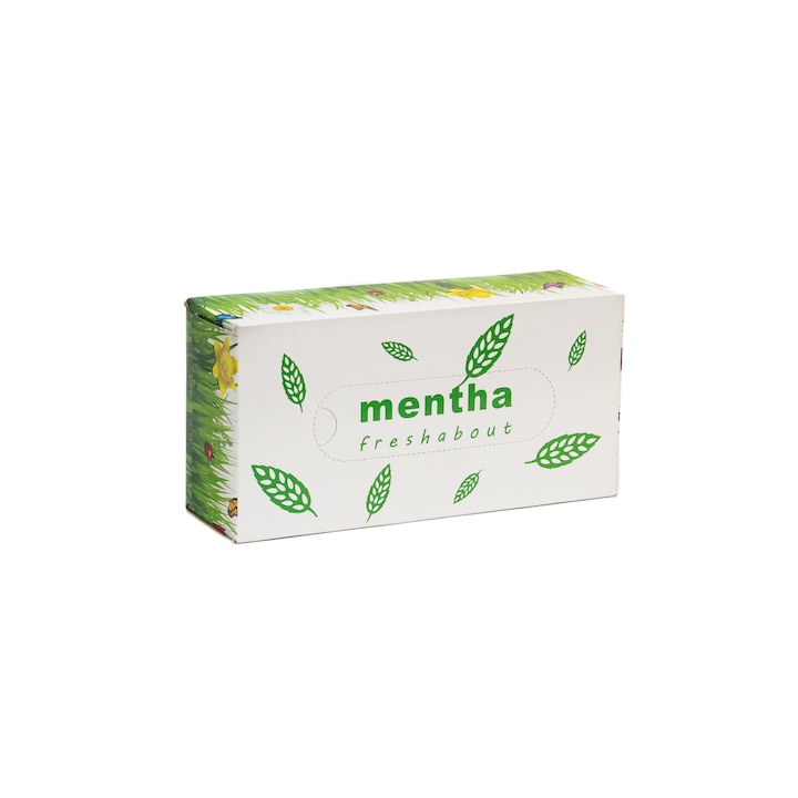 Servetele pop-up celuloza 100% ultra soft, 150buc/cutie, Mentha