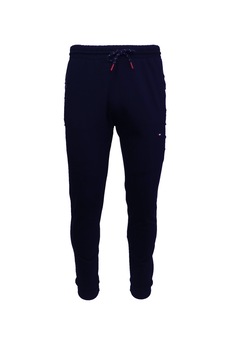 Pantaloni trening barbat, Univers Fashion, 2 buzunare laterale si un buzunar la spate cu fermoare, culoare albastru, slim fit, marime L Pantaloni trening barbat, Univers Fashion, 2 buzunare laterale si un buzunar la spate cu fermoare, culoare albastru, slim fit, marime L