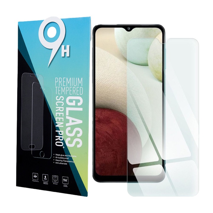 Samsung Galaxy A04 / A04S / A12 / A12 Nacho / A32 5G / M12 / M32 5G üvegfólia, tempered glass, előlapi, edzett, 9H, 0.3mm