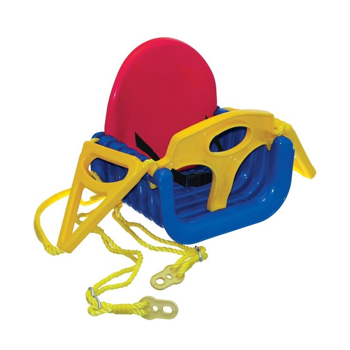 Люлка с 4 функции и система за регулиране на облегалката, за деца от 1 до 5 години, ATS, многоцветна