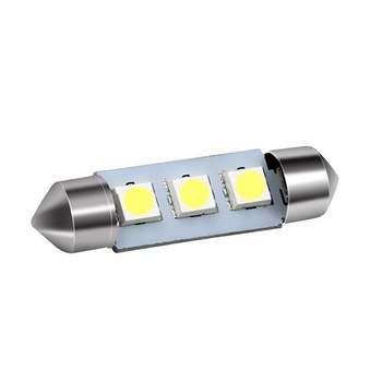 Set 10X Becuri Led C5W Flexzon, 3 SMD, 39mm, 12V, Pentru Plafoniere, Portbagaj, Lumina Alb 6000k Set 10X Becuri Led C5W Flexzon, 3 SMD, 39mm, 12V, Pentru Plafoniere, Portbagaj, Lumina Alb 6000k