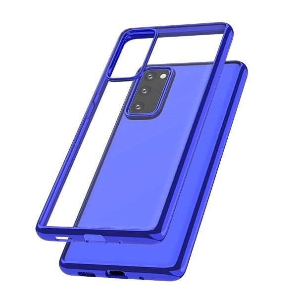 Capac Protectie Spate Cellara Colectia Electro Pentru Samsung Galaxy S20 FE - Albastru