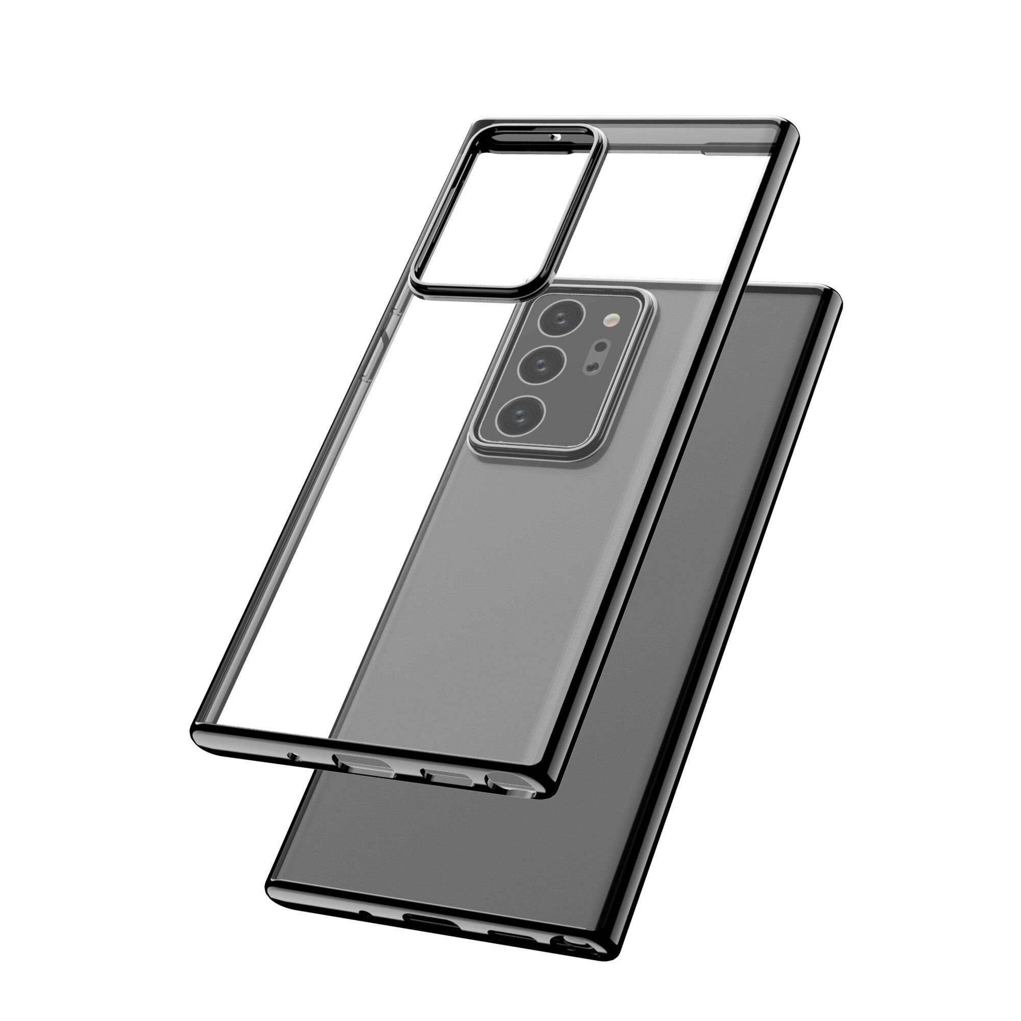 Capac Protectie Spate Cellara Colectia Electro Pentru Samsung Galaxy Note 20 Ultra - Negru