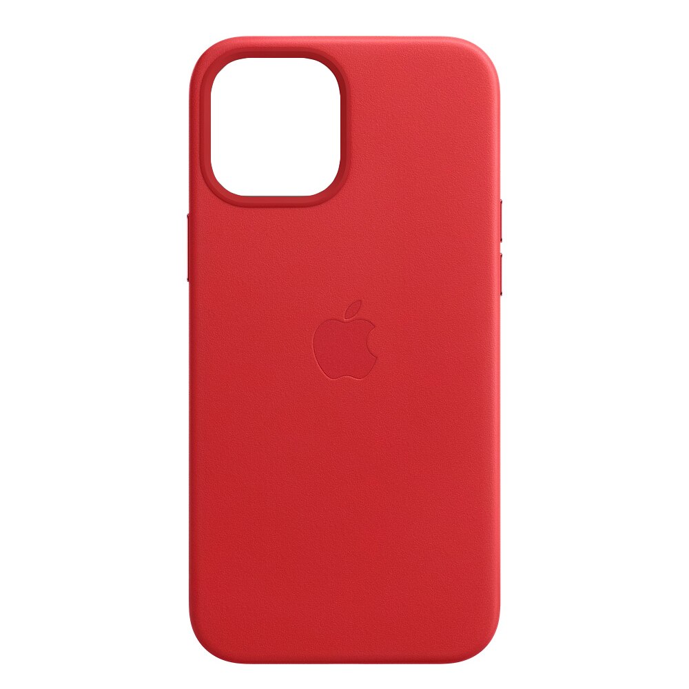 Husa din piele cu Magsafe pentru iPhone 12 Pro Max, Red