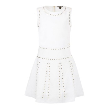 Rochie ecopiele, Guess Kids, alba Rochie ecopiele, Guess Kids, alba